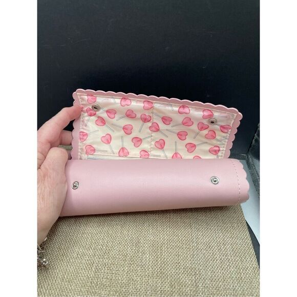 Lauren Conrad Life is Sweet Jewelry or Cosmetic Travel Case Case Pink - Picture 2 of 12